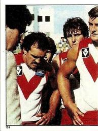 1983 Scanlens VFL Stickers #151 Mark Browning / Barry Round / Greg Smith Front
